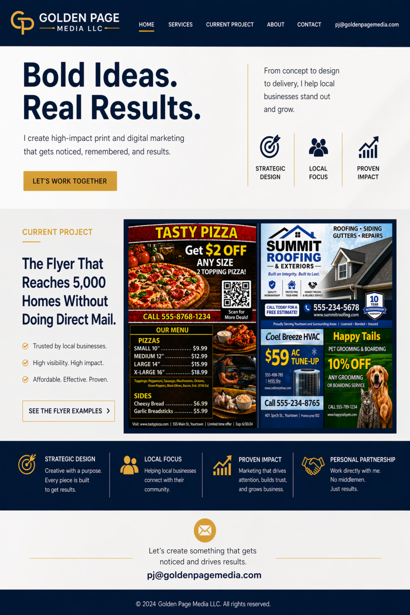 Golden Page Media LLC website